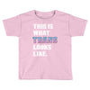 This is What Trans Looks Like Toddler T-shirt