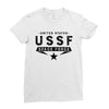 United States Ussf Space Force Ladies Fitted T-Shirt
