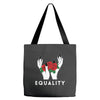 equality white Tote Bags