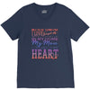 my mom is in heaven forever V-Neck Tee
