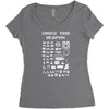 choose your weapon gamers Women's Triblend Scoop T-shirt