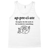 Appreciate Tank Top