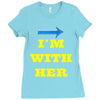 i am with her Ladies Fitted T-Shirt