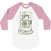 be aware of the spy crowave 3/4 Sleeve Shirt