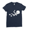 baby skeleton Ladies Fitted T-Shirt