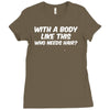 body like this funny Ladies Fitted T-Shirt