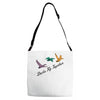 ducks fly together Adjustable Strap Totes