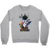 who loves golden retriever Crewneck Sweatshirt