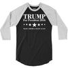trump for president 2016 3/4 Sleeve Shirt