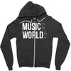 music on world off Zipper Hoodie