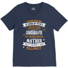 Super Cool Granddaughter Of A Freaking Awesome Mother V-Neck Tee