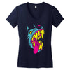 roar Women's V-Neck T-Shirt