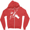 snowboarder freestyle piste snowboarden sport Zipper Hoodie