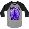 ninja dad 3/4 Sleeve Shirt