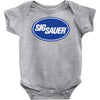sig sauer guns oval Baby Onesie