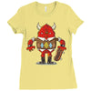 march of the monsters day 31 Ladies Fitted T-Shirt