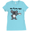 my puns are koala tee Ladies Fitted T-Shirt