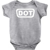 2x dot sticker vinyl decal d.o Baby Onesie