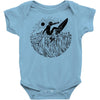 surf and shine Baby Onesie