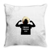 khabib nurmagomedov silouhette Throw Pillow