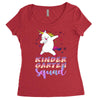 kindergarten squad Women's Triblend Scoop T-shirt