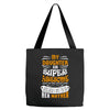 My Daughter Is Super Awesome Her Mother Tote Bags