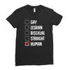 Lgbt Checklist Ladies Fitted T-Shirt