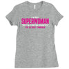 superwoman fighting diabetes Ladies Fitted T-Shirt