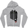 pocket toothless Zipper Hoodie