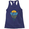 let the sea, set you free Racerback Tank