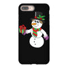 smiling snowman holding out christmas iPhone 8 Plus