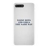 Raise Boys And Girls The Same Way iPhone 7 Plus Case