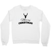 buck merry christmas Crewneck Sweatshirt