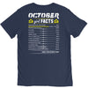 October Girl Facts Libra V-Neck Tee