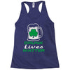 drunk lives matter Racerback Tank