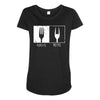 metal fork Maternity Scoop Neck T-shirt