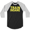 insane gym training bodybuilding workout keepfit weightlifting 3/4 Sleeve Shirt