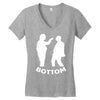 bottom eye poke Women's V-Neck T-Shirt