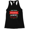 may your christmas be merry &amp; bright Racerback Tank