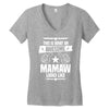 Awesome Mamaw Looks Like Women's V-Neck T-Shirt