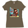 movie night Ladies Fitted T-Shirt