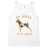 my boxer is my world Tank Top