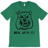 deal with it angry pitbul T-Shirt