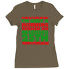 i'm only a morning person on december 25th Ladies Fitted T-Shirt