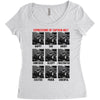 expressions of captain holt Women's Triblend Scoop T-shirt