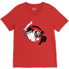 samurai jack and aku yin yang V-Neck Tee