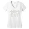 mon day Women's V-Neck T-Shirt