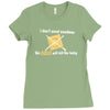 i dont need condoms the aids will kill the baby Ladies Fitted T-Shirt