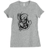 fish boat sea fishing Ladies Fitted T-Shirt