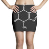 Caffeine Molecule Mini Skirts